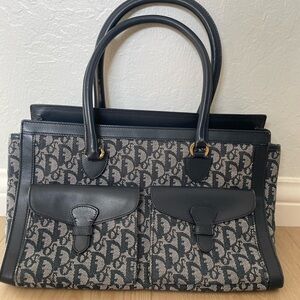 Christian Dior Diorissimo Double Pocket Tote